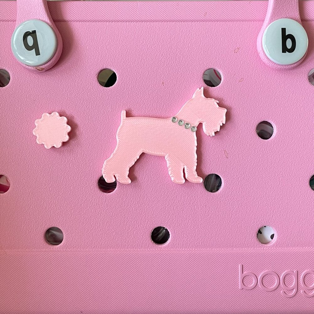 Rhinestone Collar Dog Scotty Terrier Bogg Charm-New